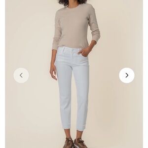 Kut Amy Straight Cropped Jeans